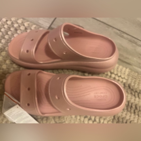 NWT Cross Classic Crush Shimmer 208602-6TY Sandals Pink Clay Size US M13 - Picture 2 of 6